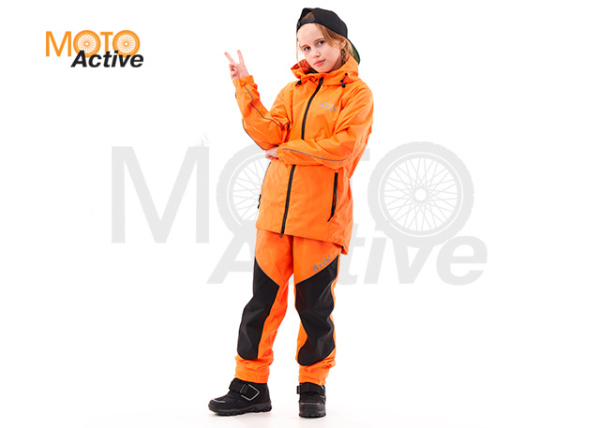 Комплект дождевой (куртка, брюки) EVO FOR TEEN ORANGE (мембрана)